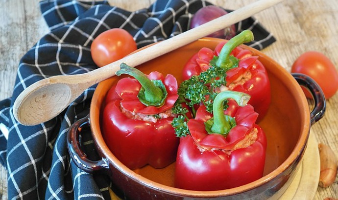 Papriky plněné mletým masem jsou mňamka na letní dny.