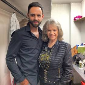 Eva se zpěvákem Michalem Foretem