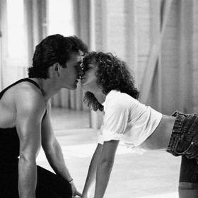 Patrick Swayze a Jennifer Grey.
