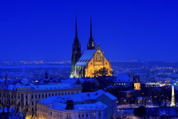 Noční Brno má své kouzlo.