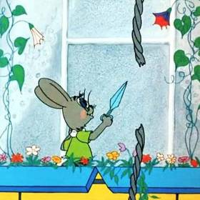 i zajíček se ale uměl naštvat a vlka pozlobit