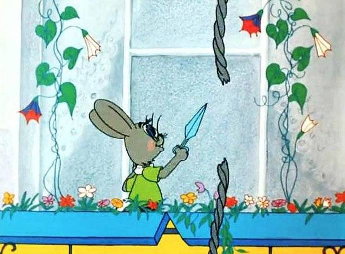 i zajíček se ale uměl naštvat a vlka pozlobit