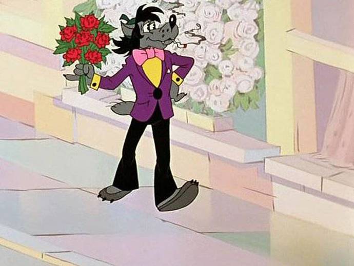 Vlk elegán chce zase něco provést