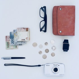 Cenné a důležité věci noste v batohu nebo kabelce odděleně.