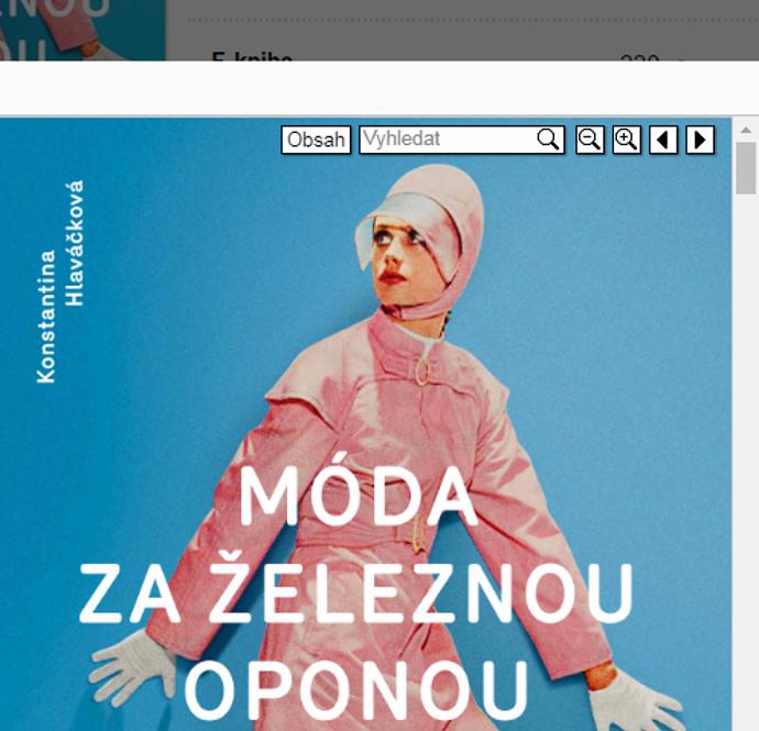 Kniha Móda za železnou oponou je skvělá a inspirativní.