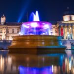 Trafalgar Square je náměstí v centru Londýna, které připomíná bitvu u Trafalgaru z roku 1805.
