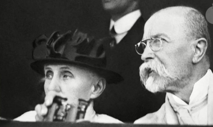 Málokdo ví, že chtěl Masaryk několikrát emigrovat a zůstat ho donutila jeho emancipovaná manželka.
