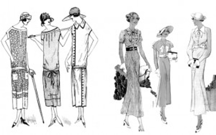 Co žena, to originál. Konfekce v té době neexistovala.