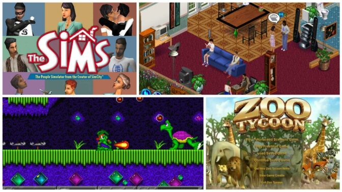 Počítačové hry devadesátek vás vrátí v čase.