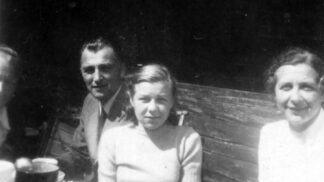 Milada s dcerou Janou a manželem