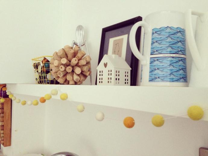 1. Dekorace ve tvaru koule.