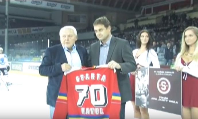 Jan "Gusta" Havel patří mezi zakládající členy sparťanského Klubu legend.