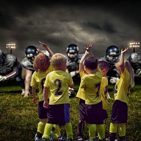 Kluci chtějí být slavní fotbalisté.