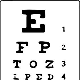 Zrakové testy lze provádět pravidelně u očního lékaře