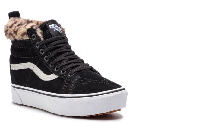 Sneakersy VANS, přírodní kůže (useň) - semiš, kožíšek, oteplení, 3 090 Kč