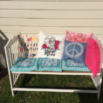 1. Zahradní lavice.