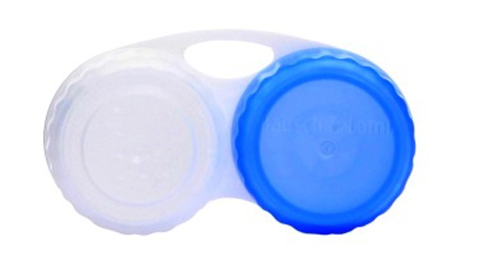 Pouzdro na kontaktní čočky můžete použít třeba na krém.