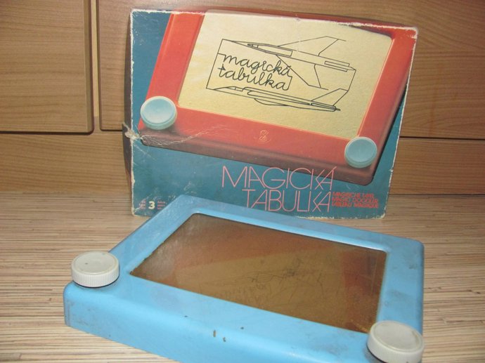 Magnetická tabulka byla takovým předchůdcem tabletu