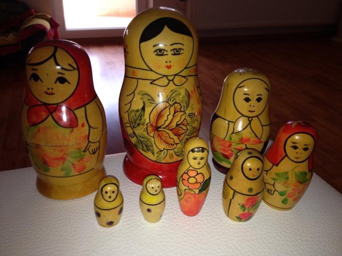 Ruské bábušky můžete sehnat v obchodech se suvenýry dodnes