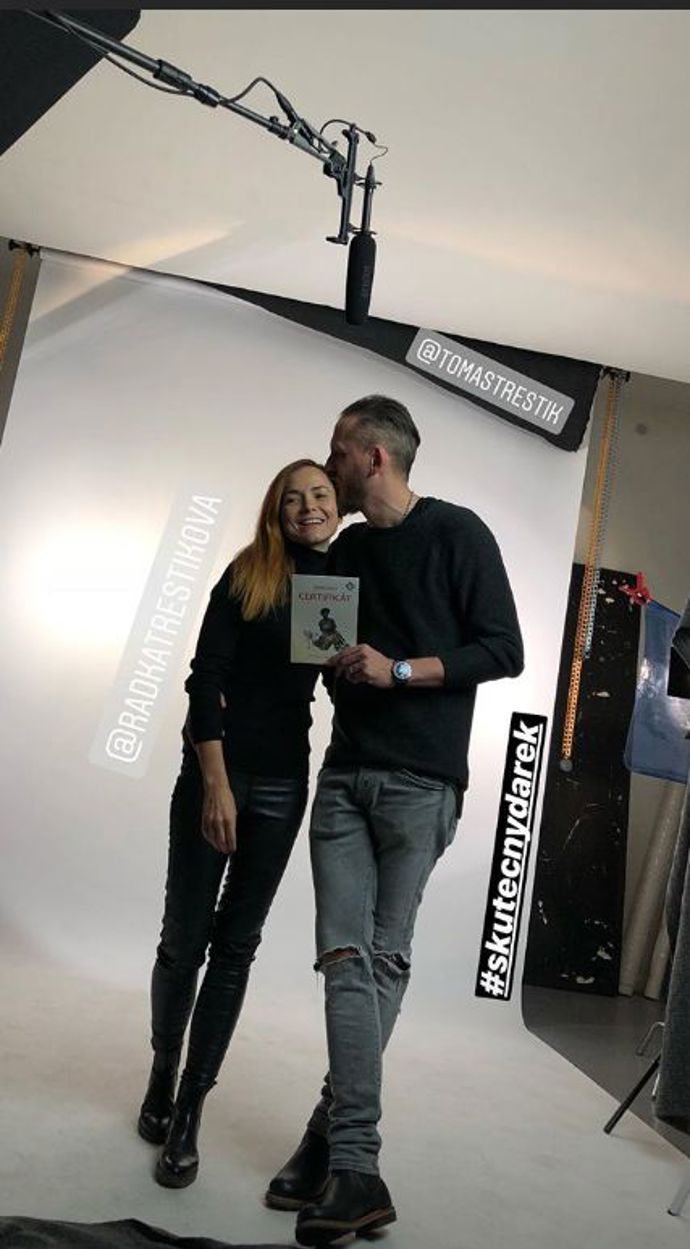 Spisovatelka Radka Třeštíková s manželem Tomášem, známým fotografem.