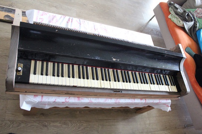 »Klaviatura« po vymontování z kostry pianina