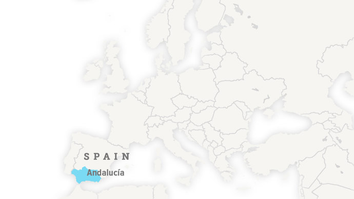 Andalusie, Španělsko.