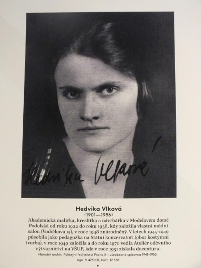 Hanina kreslířka Hedvika Vlková.