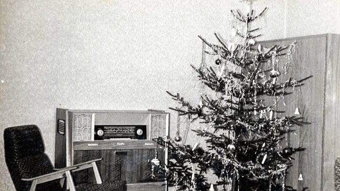 Klasické komunistické vánoční zátiší