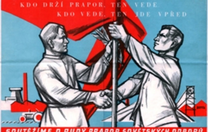 Soutěžilo se o rudý prapor.