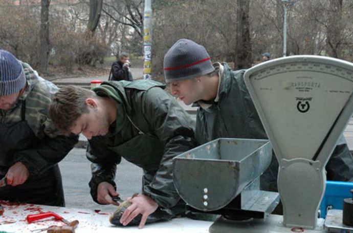 Nejlepší je nechat kapra zabít hned na místě.