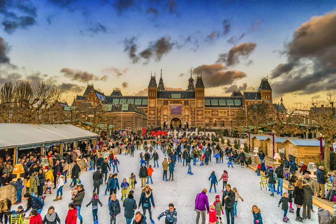 Amsterdam je o Vánocích kouzelný