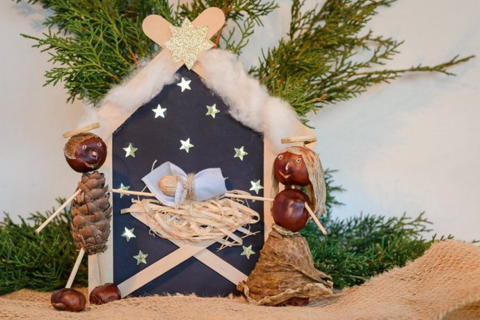 Figurky z kaštanů vaše děti ocení