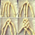 Pletení vánočky krok po kroku.