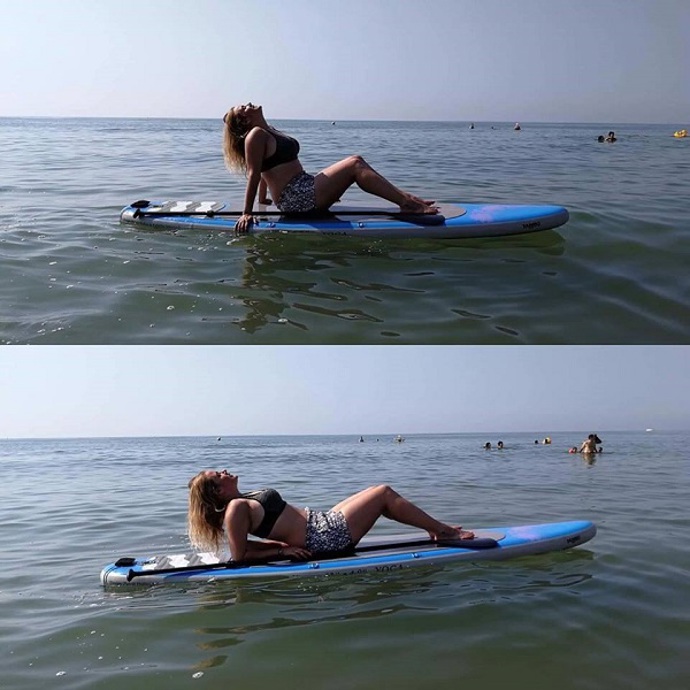 Sportuje i ve volném čase. Ráda se překonává