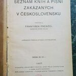 Seznam knih a písní zakázaných v Československu