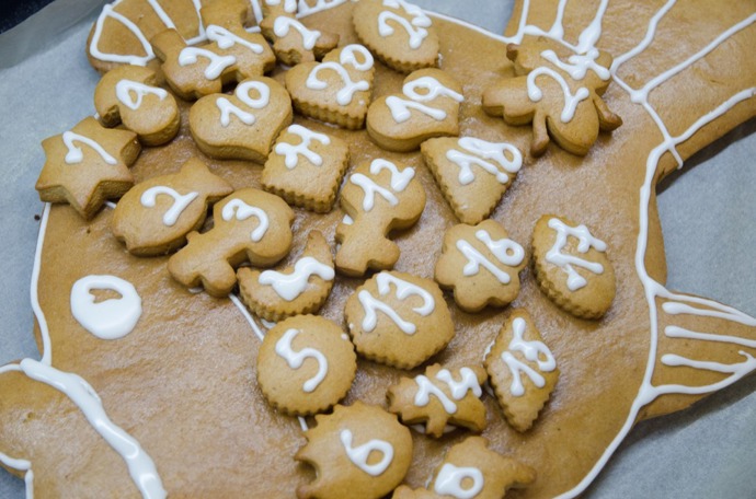 Adventní kalendář z perníčků má kouzlo