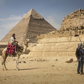 Natáčení na poušti pro něj není problém