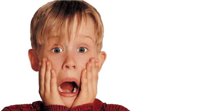 Kevin si na Vánoce sám doma užil spoustu legrace. Kevin je chytrý. Buďte jako Kevin.