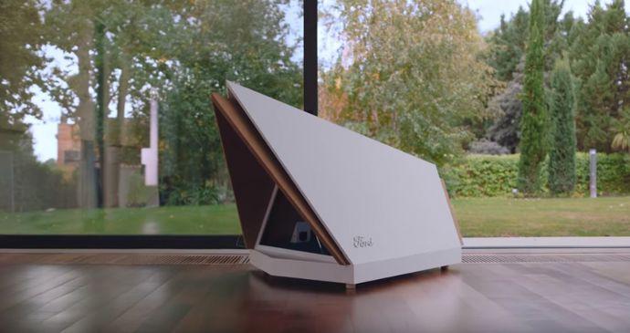 Bouda má samozřejmě krásný a jednoduchý design.