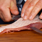 Seřízněte z každé porce žebra