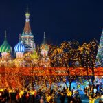 Ruská Moskva je a musí být na Vánoce stylová a ohromující.