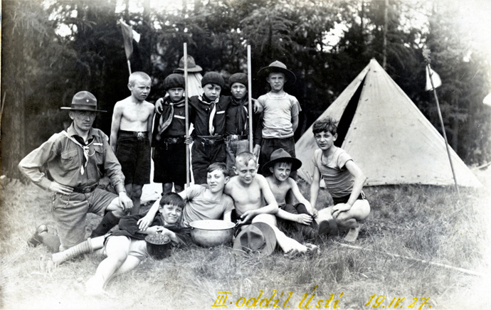 Skaut František Bada.