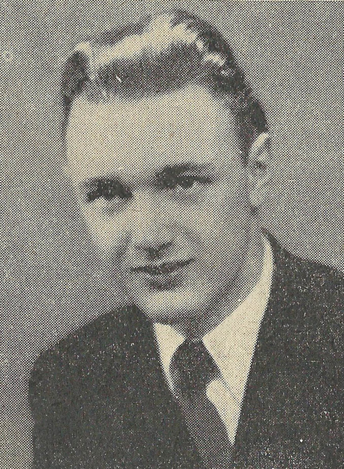 Šimek na maturitním tablu.