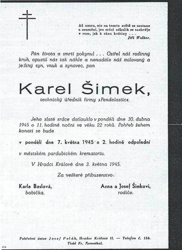 Parte Karla Šimka.