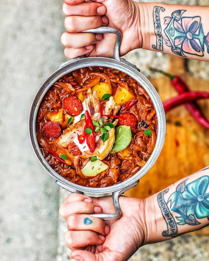 Veganská zelňačka podle Kamu.