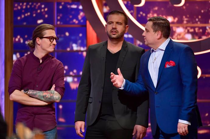 Porotci kulinární show MasterChef.