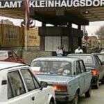 Fronta na rakouských hranicích, všichni chtěli ven