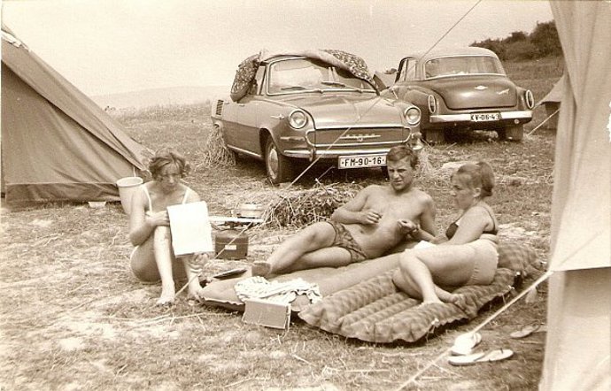 Rodinná idylka v kempu