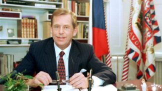 Václav Havel jako první český prezident.