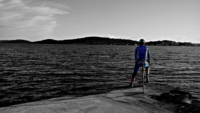 Někdy si výlety na kole Foltán vysloveně užívá